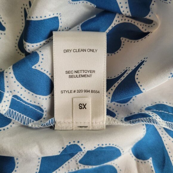 Rebecca Taylor Perla Ruffled Silk Blouse XS Snow Combo - Picture 13 of 16